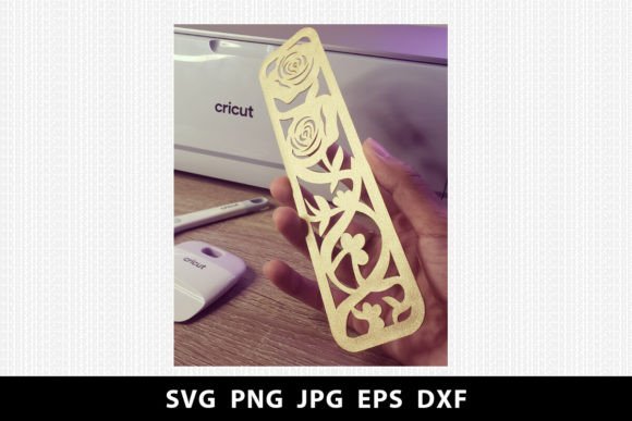 Floral Bookmark SVGs for Real Embroidery Work