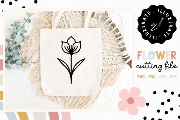 Floral Cutting File Flower SVG