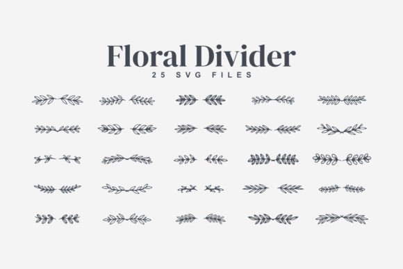 Floral Divider Bundle