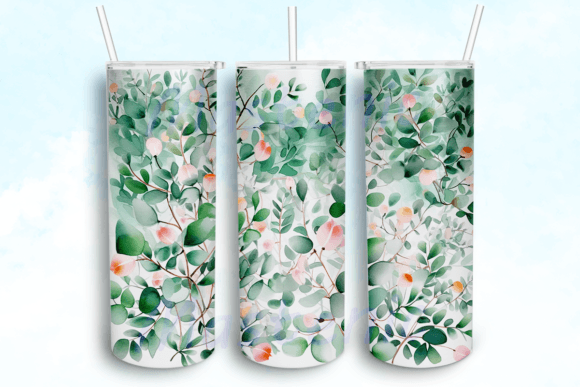 Floral Leaves Sublimation Design