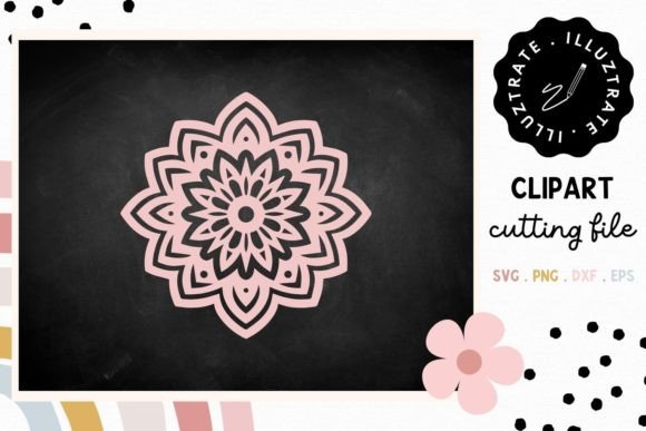 Floral Mandala Cutting File, Mandala SVG