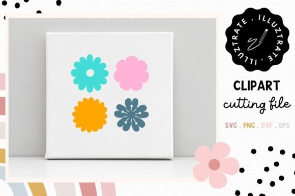 Flowers SVG Cut File Floral Cutting